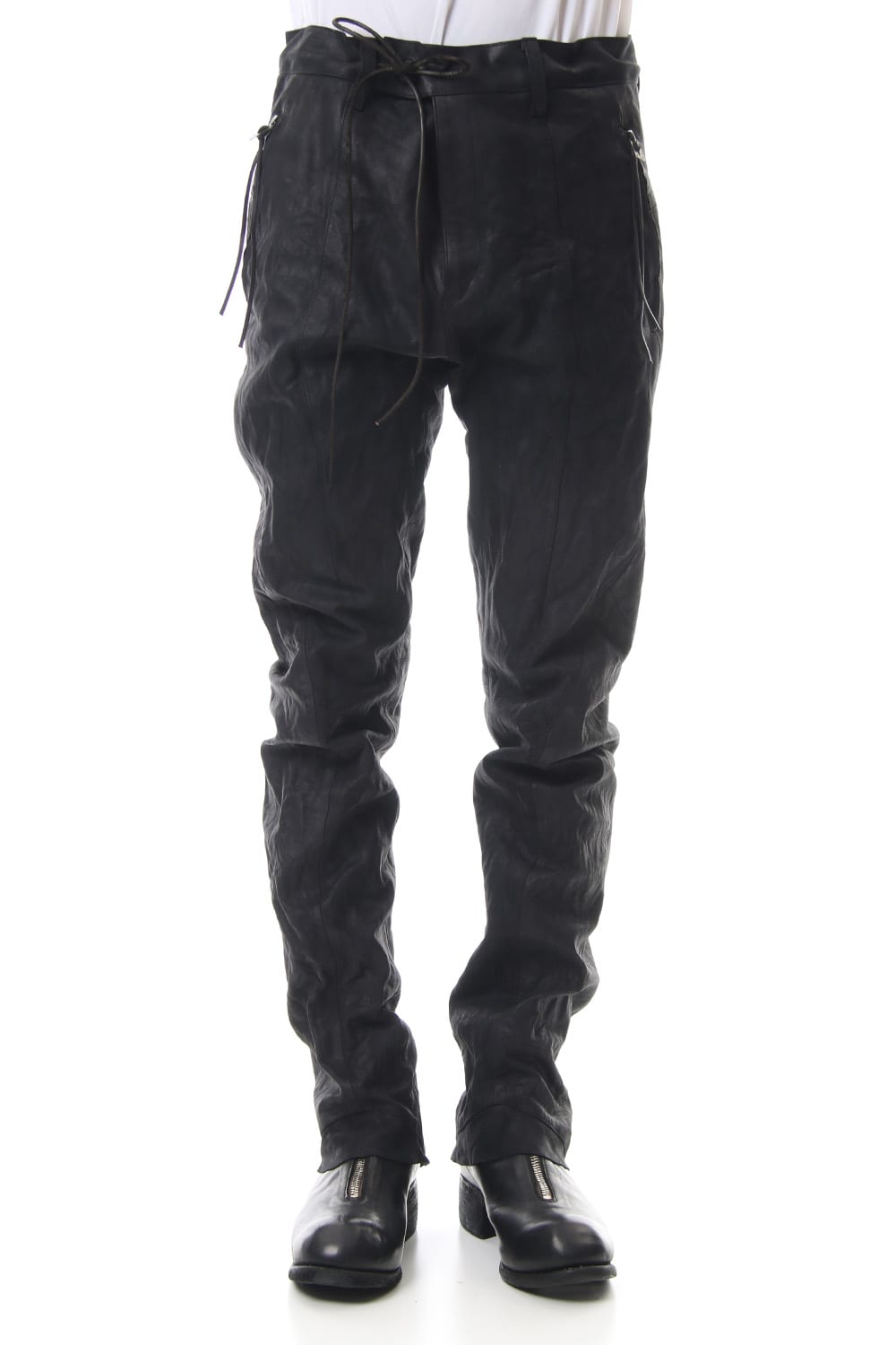 Horse Leather Slim Pants - ST107-0019A