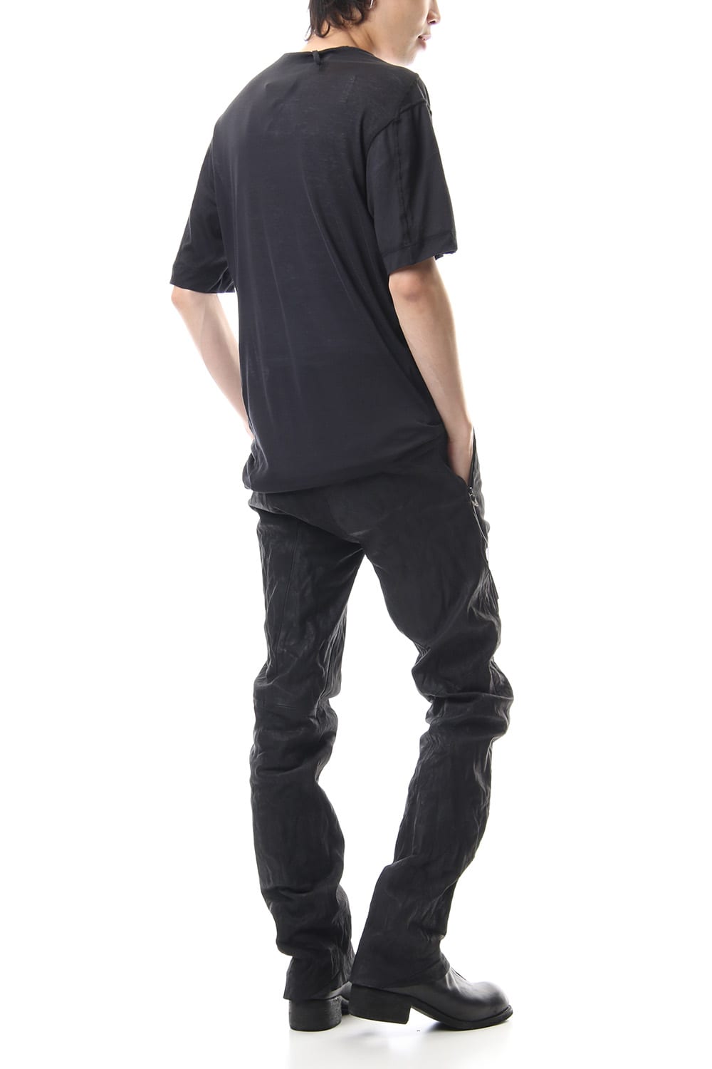 Horse Leather Slim Pants - ST107-0019A