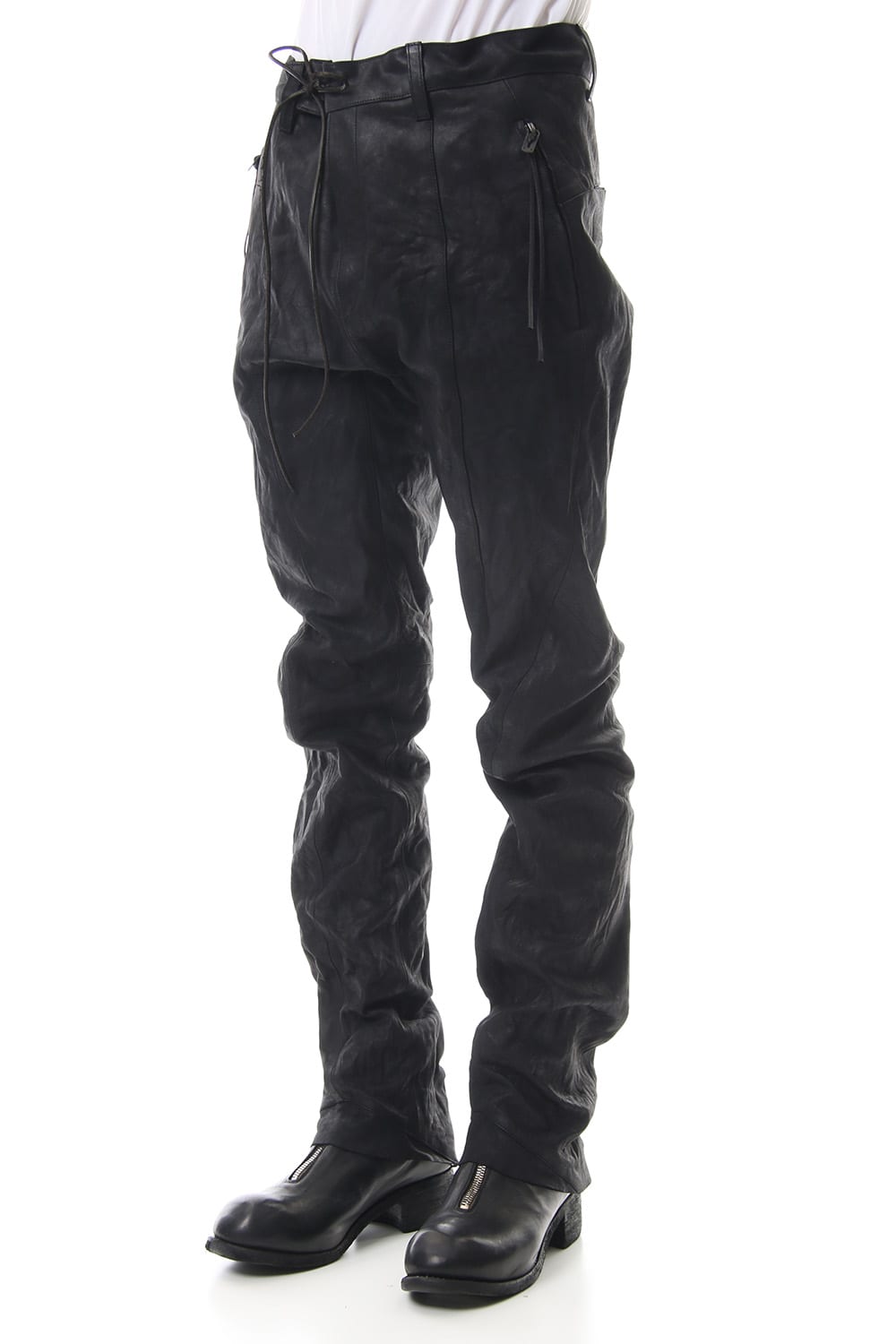 Horse Leather Slim Pants - ST107-0019A
