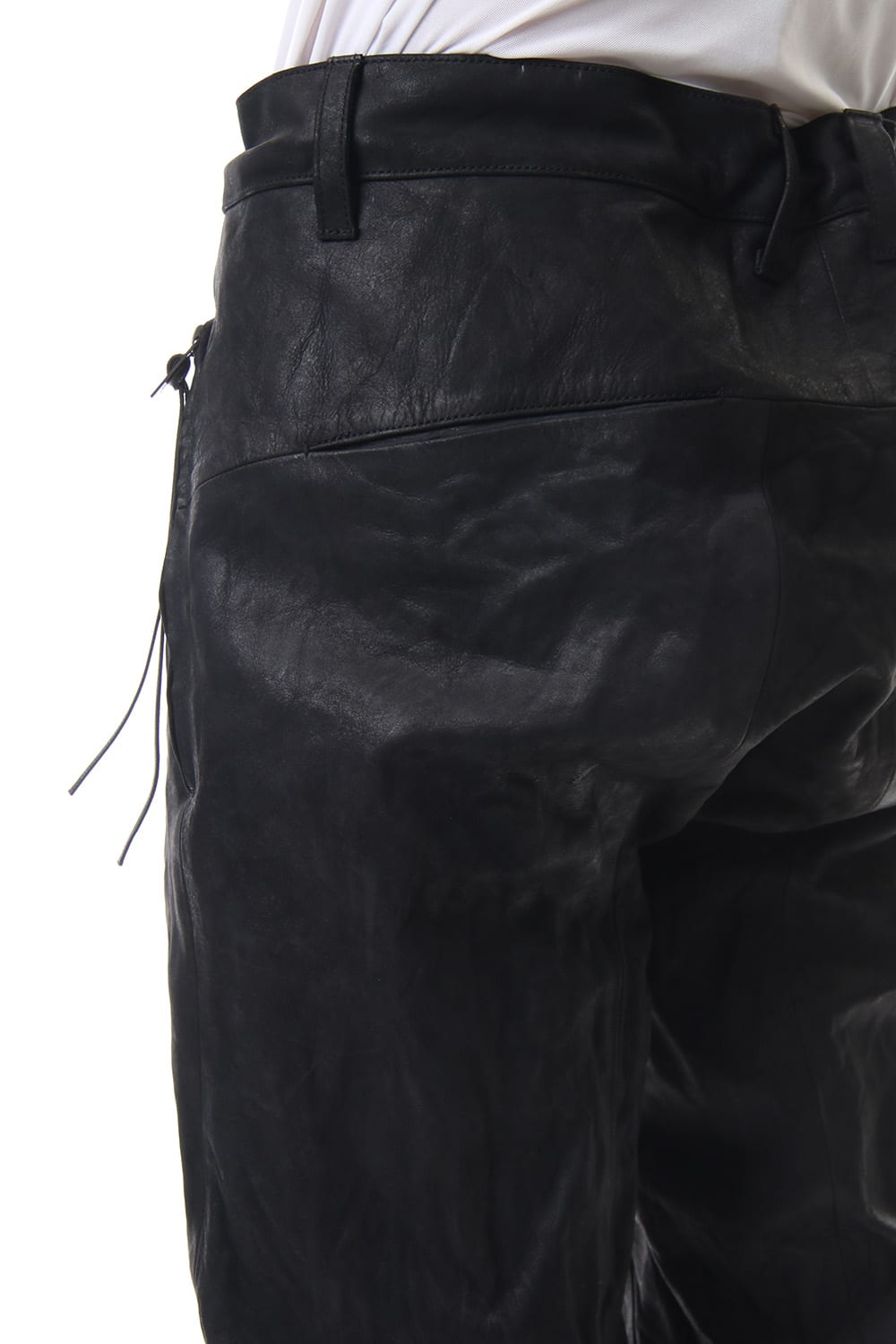 Horse Leather Slim Pants - ST107-0019A