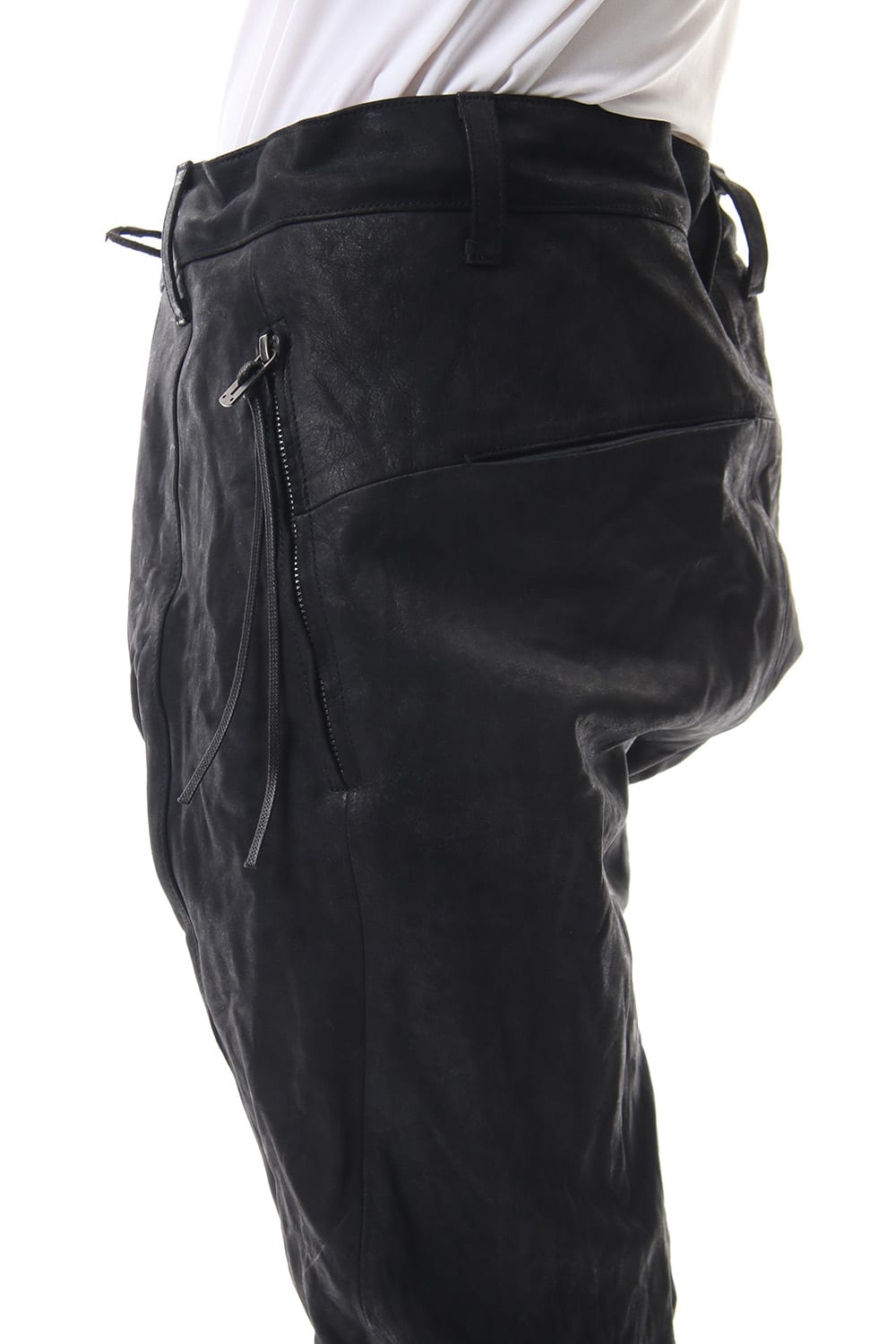 Horse Leather Slim Pants - ST107-0019A