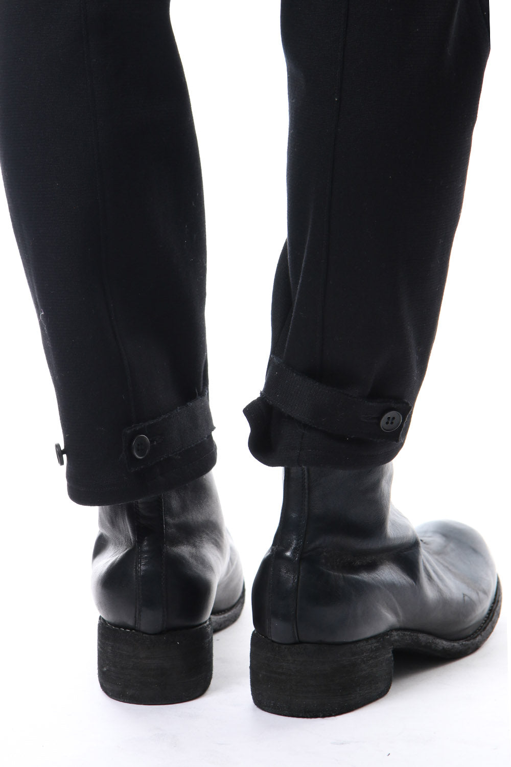 Heavy cotton jersey cropped cargo pants