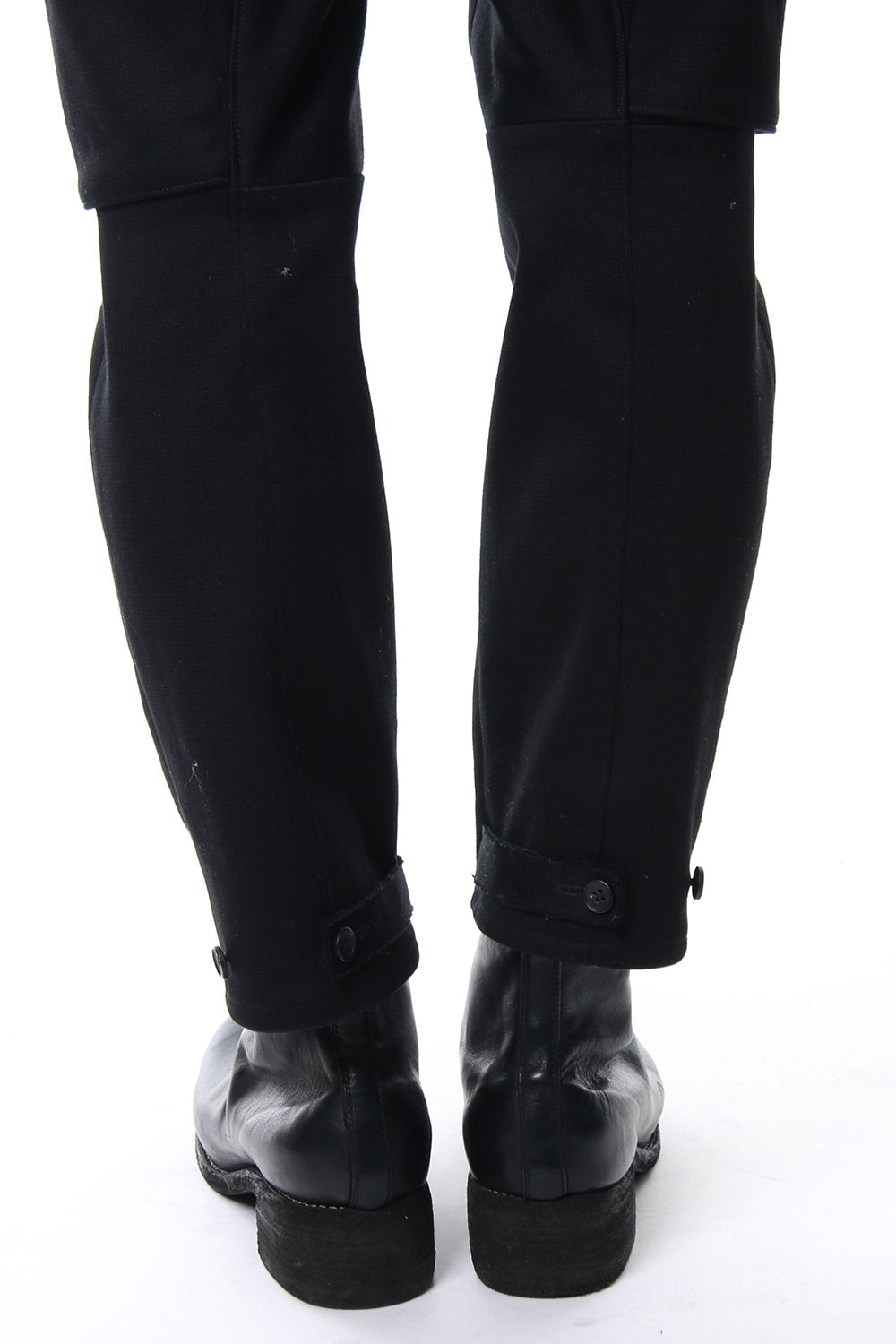 Heavy cotton jersey cropped cargo pants