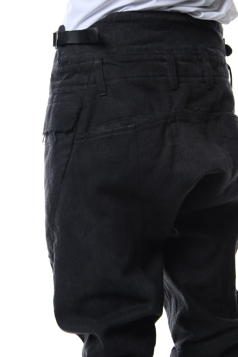 Dirty paraffin curve jodhpurs pants