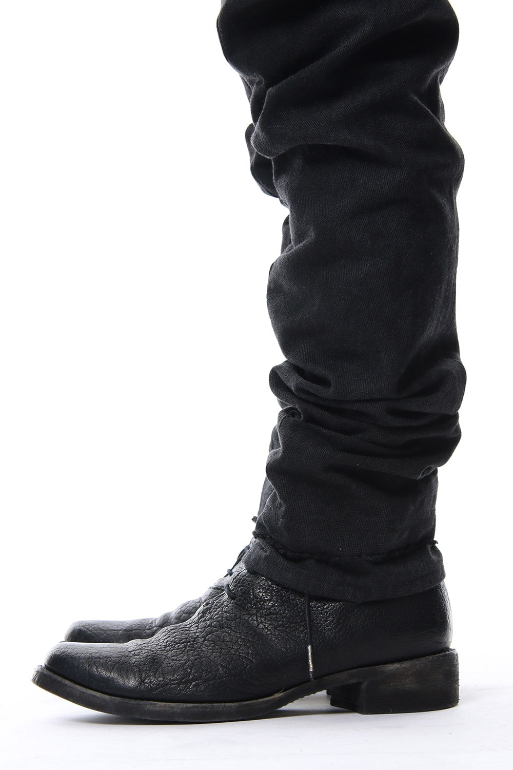 Dirty paraffin curve jodhpurs pants