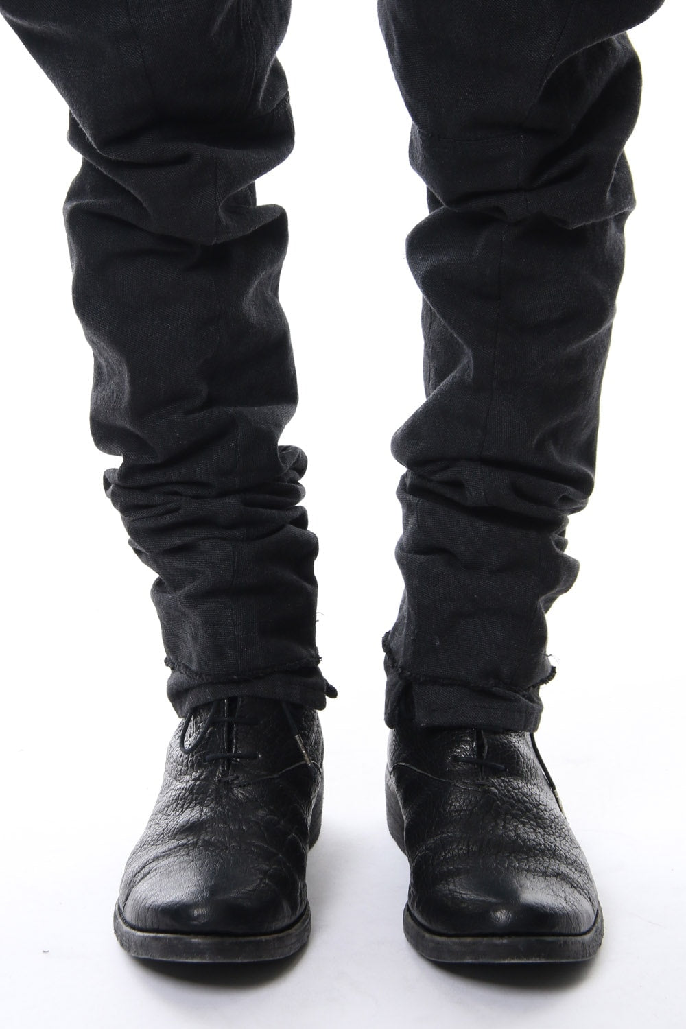 Dirty paraffin curve jodhpurs pants