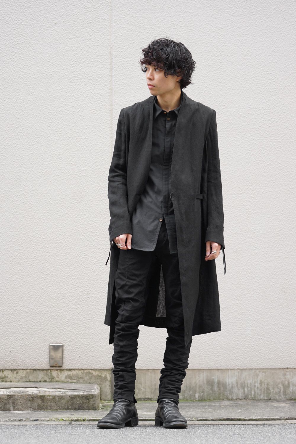 Linen gown coat - ST106-0019S