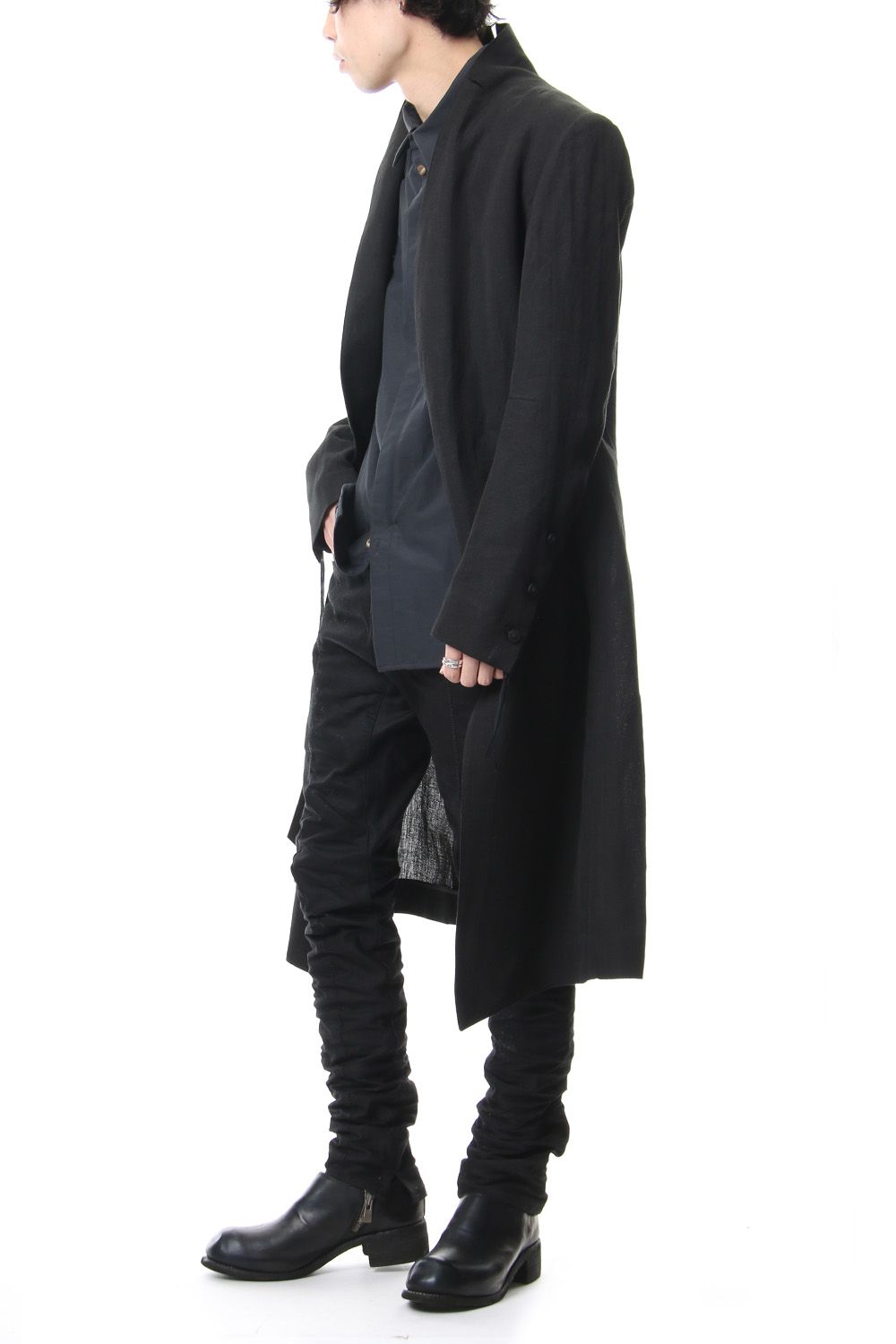 Dirty coating curve slim pants - ST107-0059S