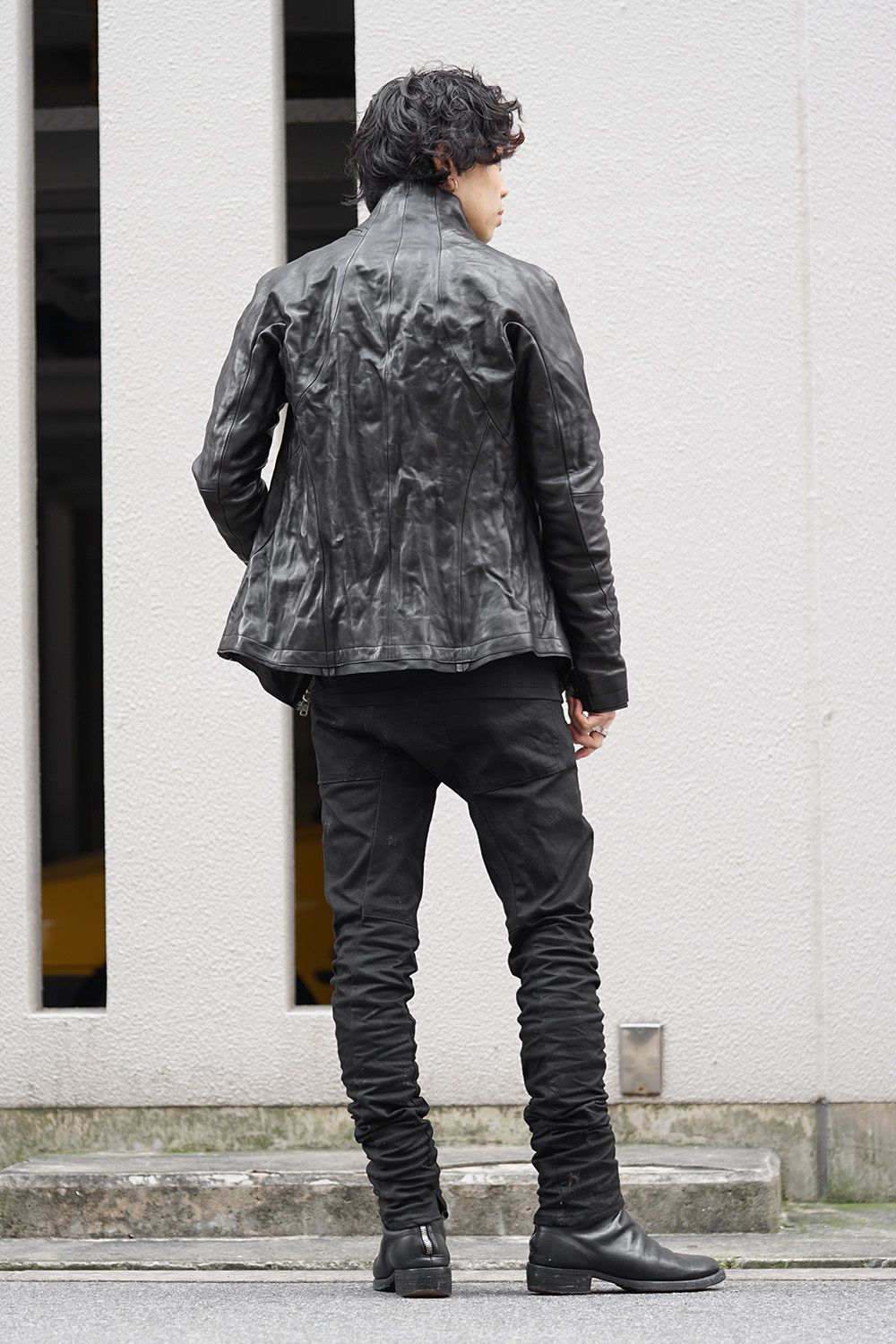 Dirty coating curve slim pants - ST107-0059S