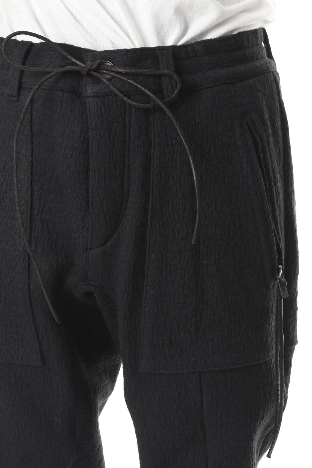 Wool × Cortton Jersey Jogger Pants - ST107-0079A