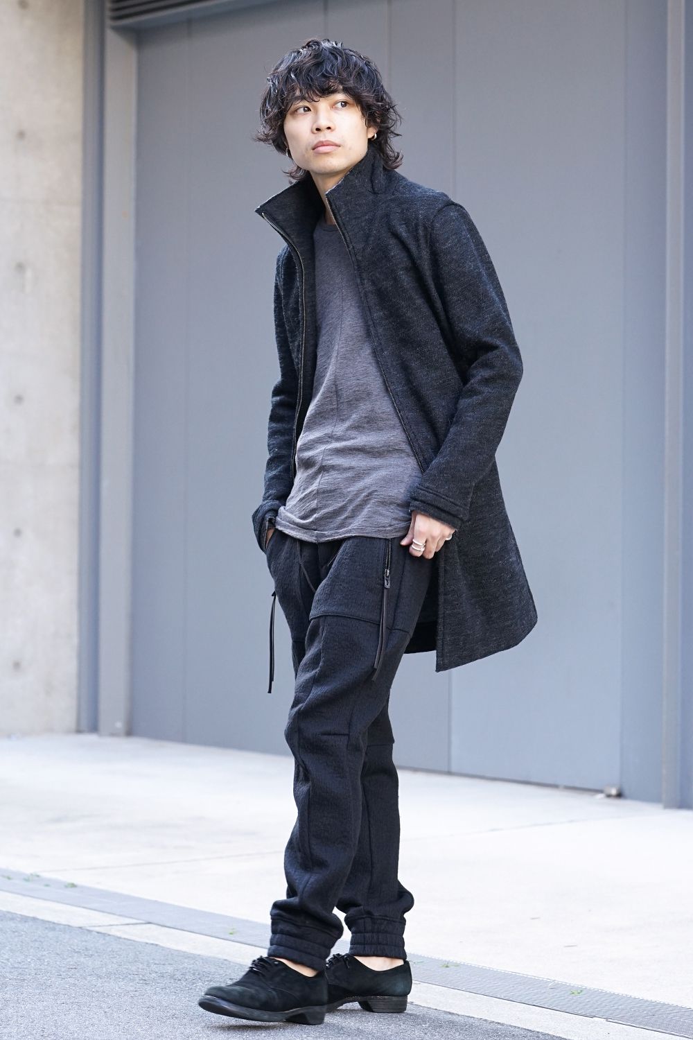 Wool × Cortton Jersey Jogger Pants - ST107-0079A