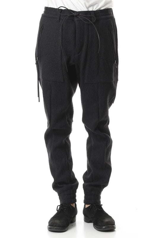 Wool × Cortton Jersey Jogger Pants - ST107-0079A