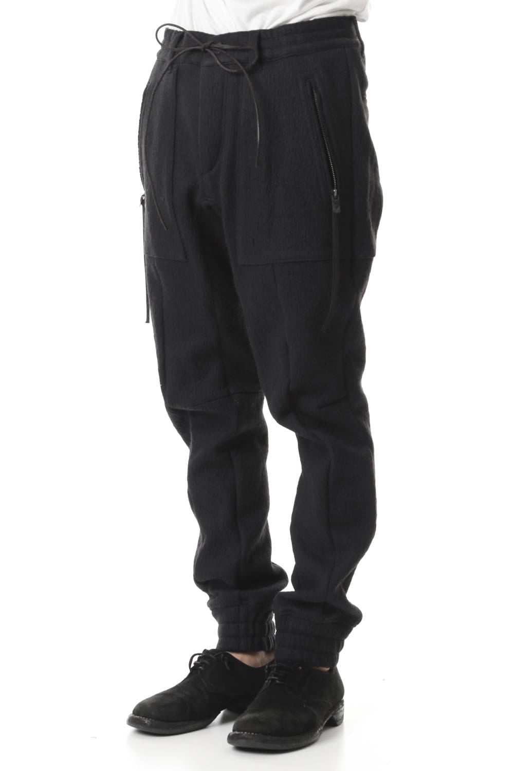 Wool × Cortton Jersey Jogger Pants - ST107-0079A