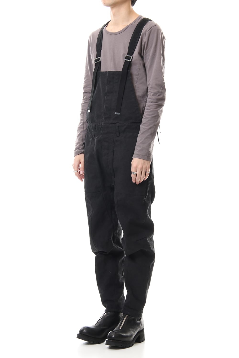 Heavy Canvas Tapered Cropped Overall