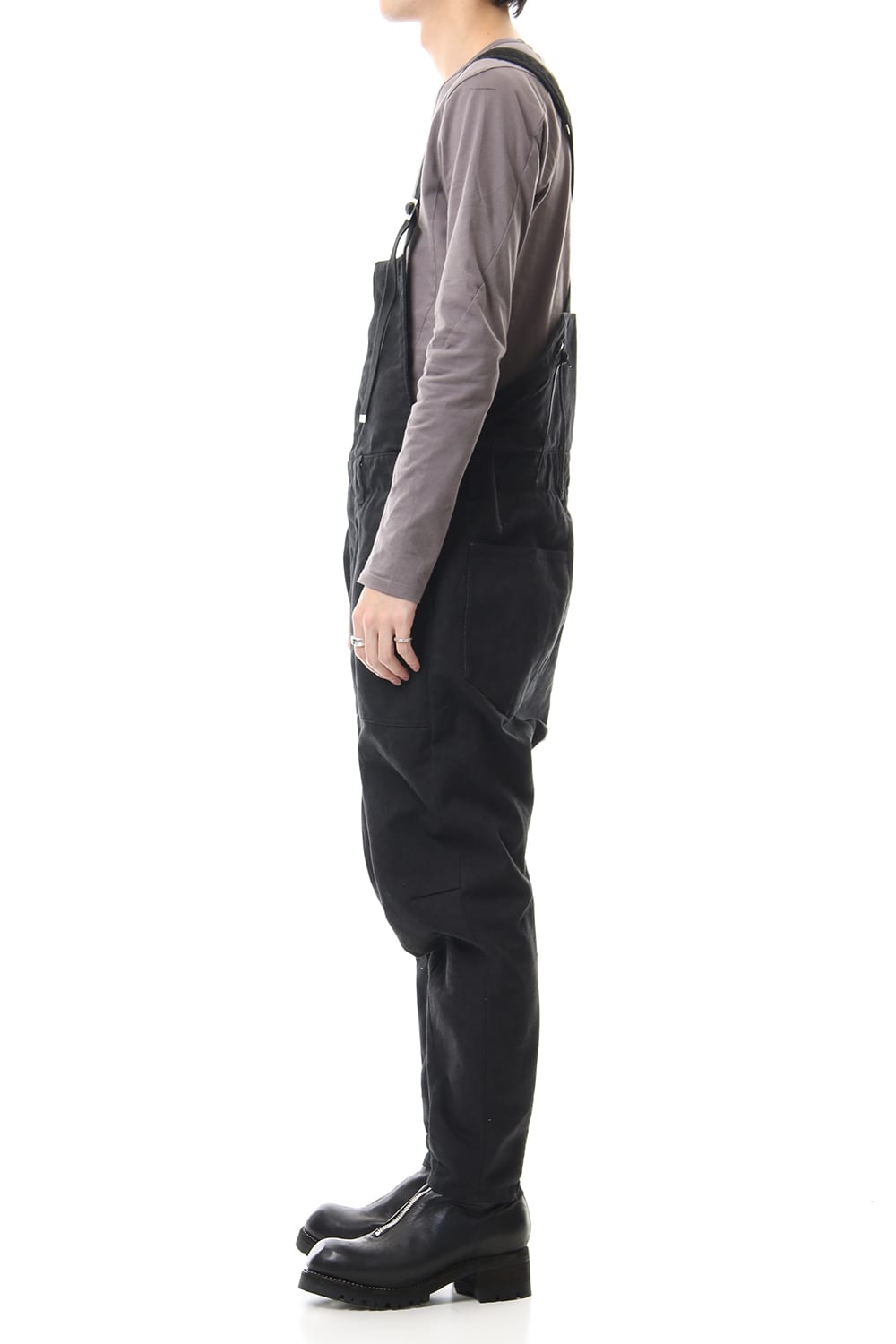 Heavy Canvas Tapered Cropped Overall