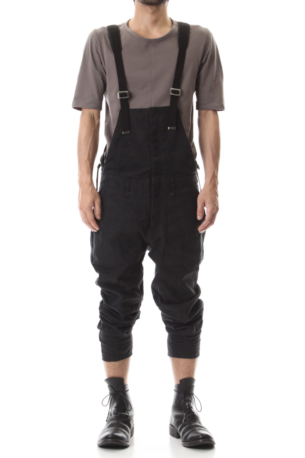 Heavy Canvas Tapered Cropped Overall
