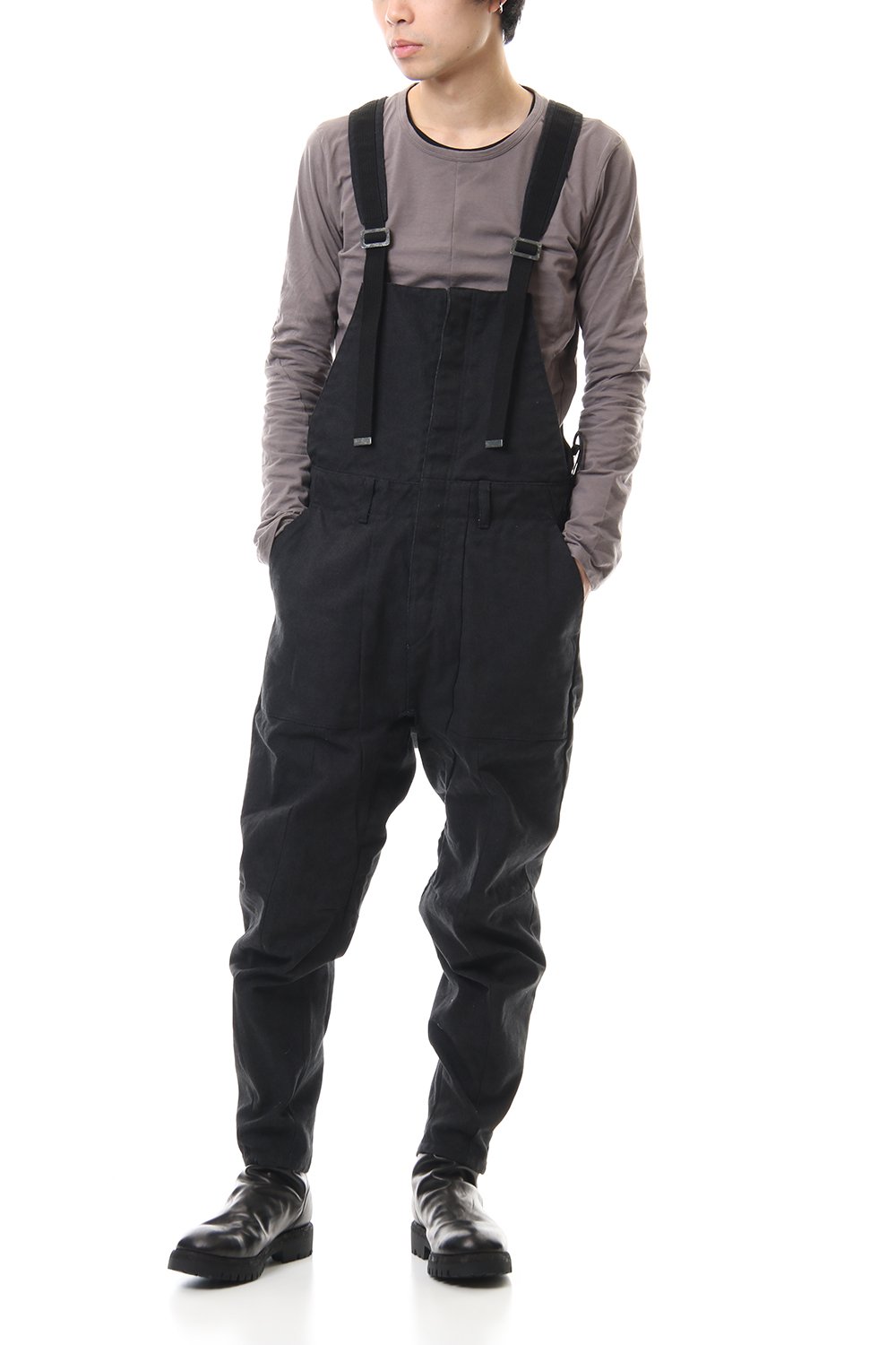 Heavy Canvas Tapered Cropped Overall