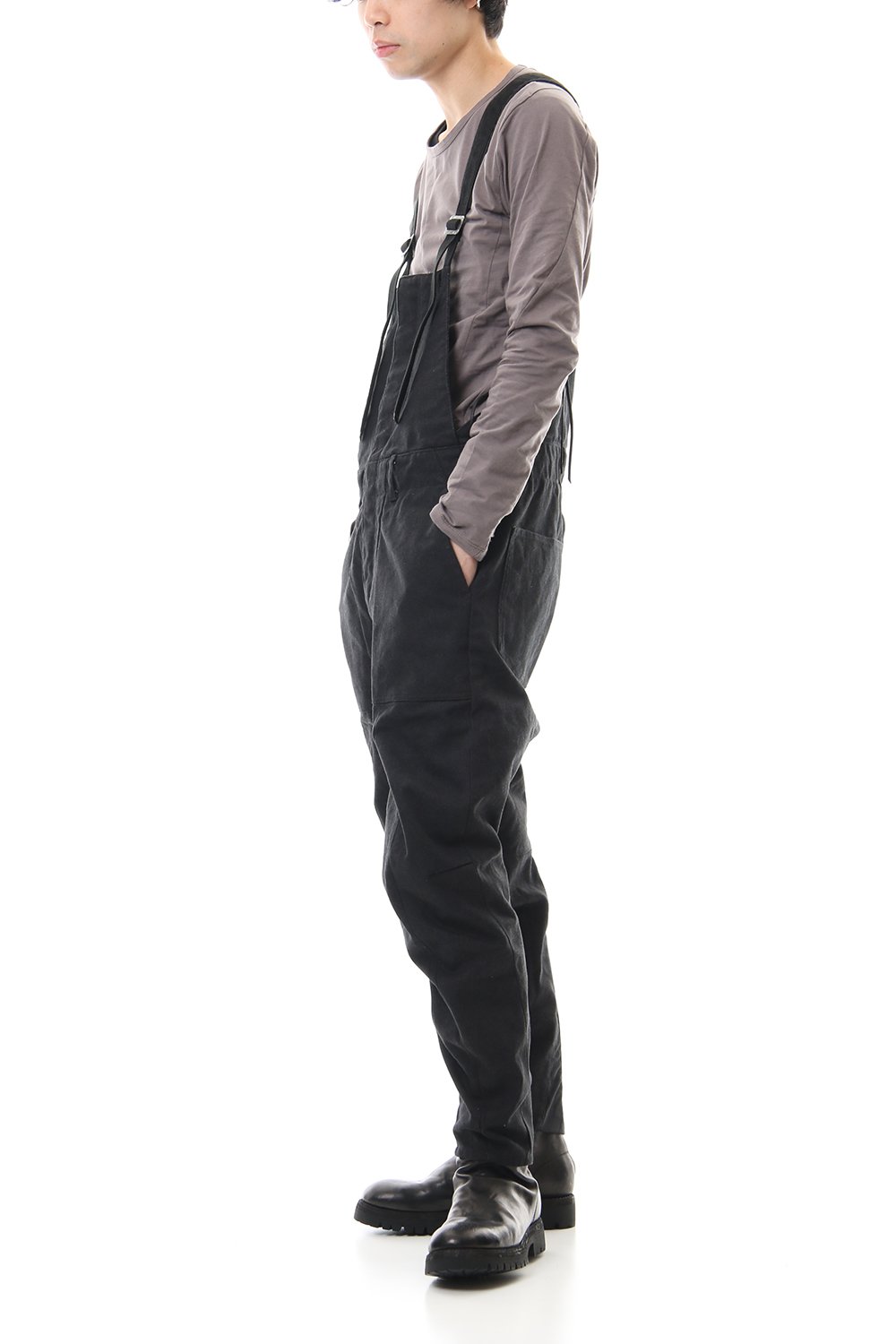 Heavy Canvas Tapered Cropped Overall