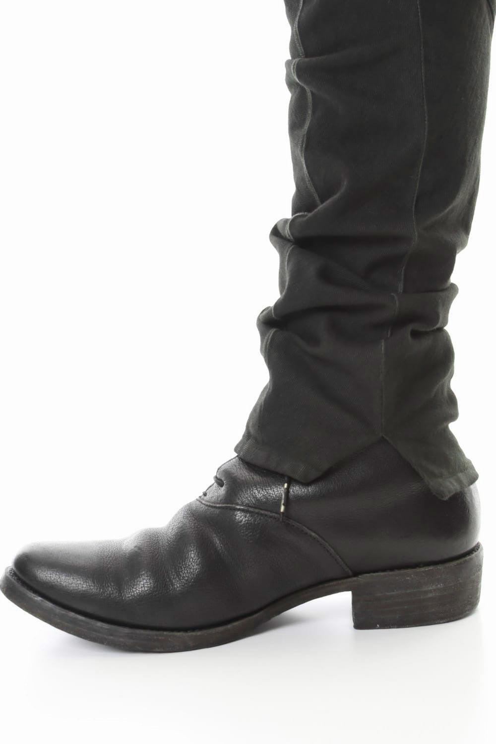 Over Cold Dyed Curve Slim Pants Charcoal Khaki