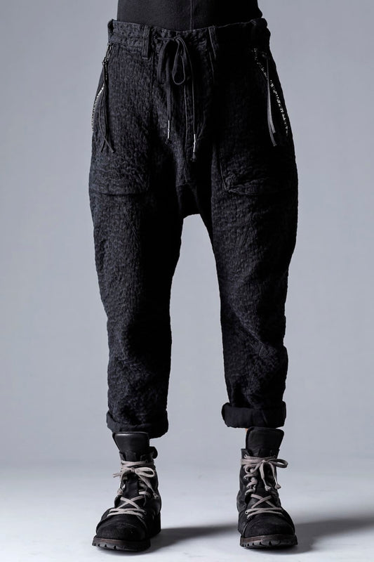 Scab Jaguar Stretch Cotton Denim Tapered Cropped Pants