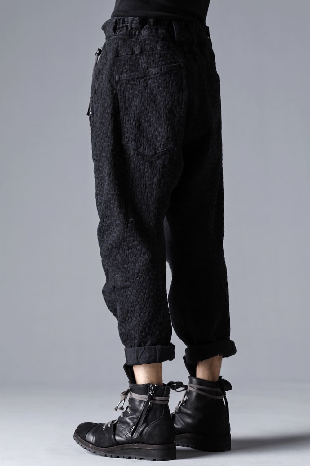 Scab Jaguar Stretch Cotton Denim Tapered Cropped Pants