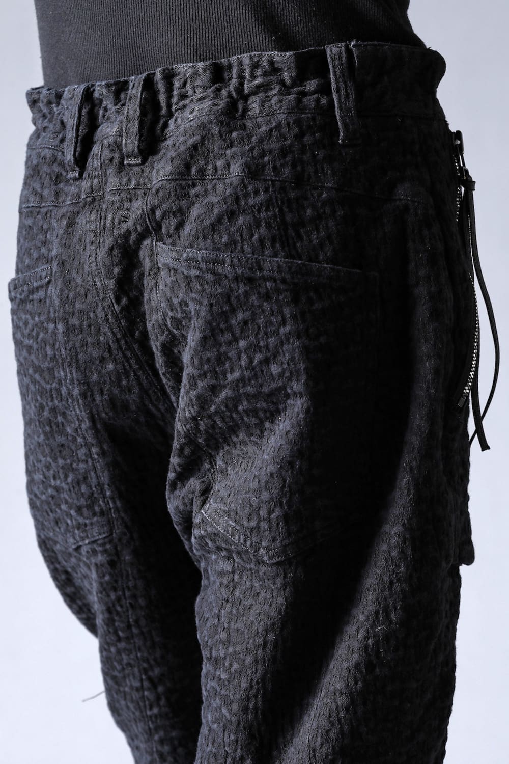 Scab Jaguar Stretch Cotton Denim Tapered Cropped Pants