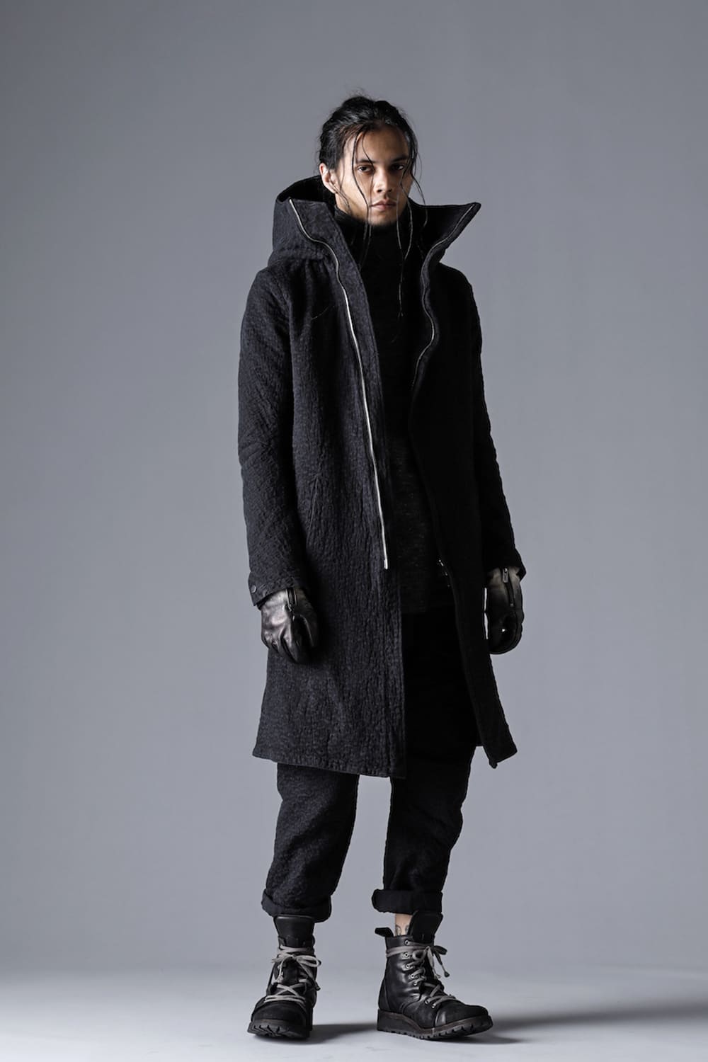 Scab Jaguar Stretch Cotton Denim Tapered Cropped Pants