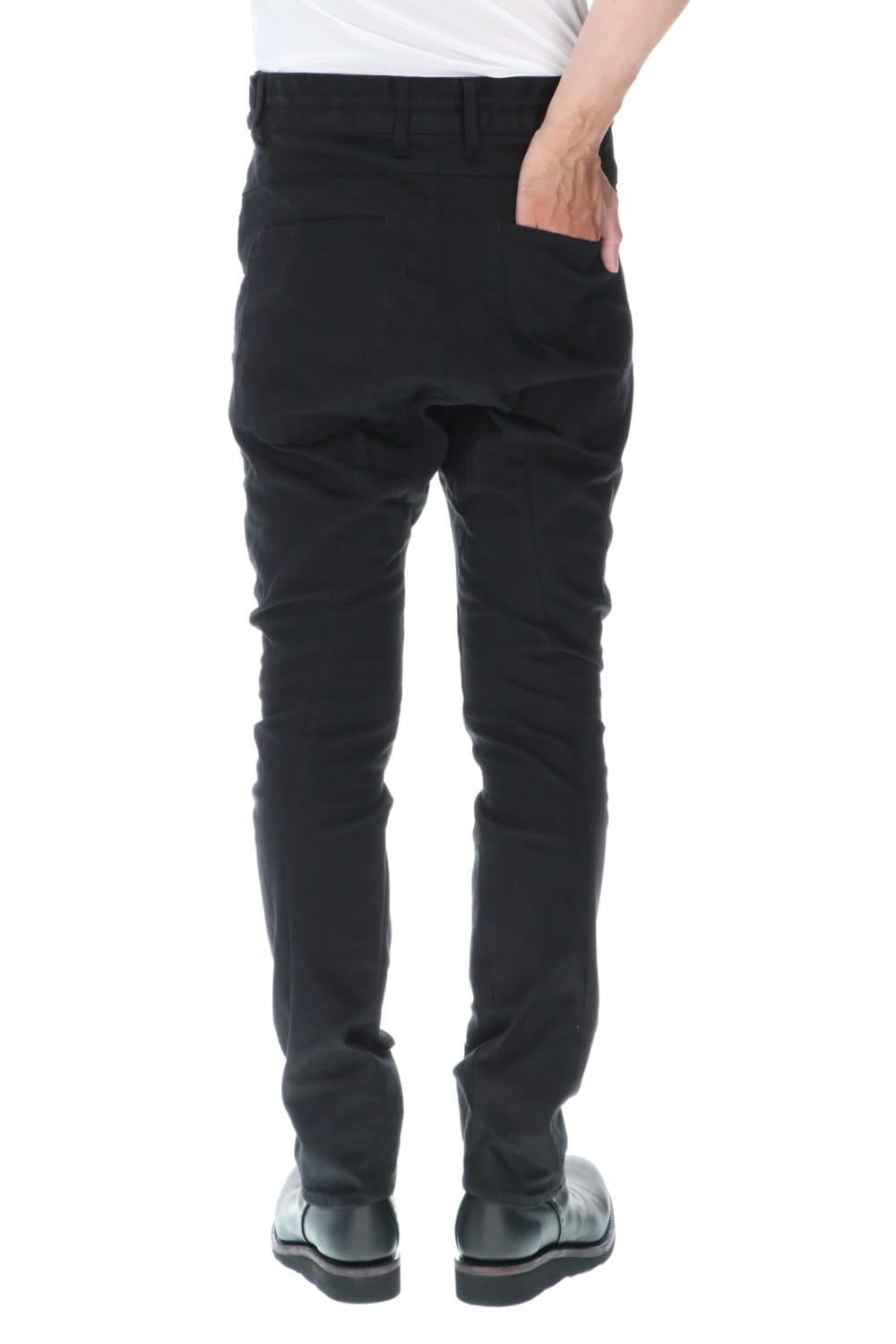 ドロップクロッチ カーブスリムパンツ