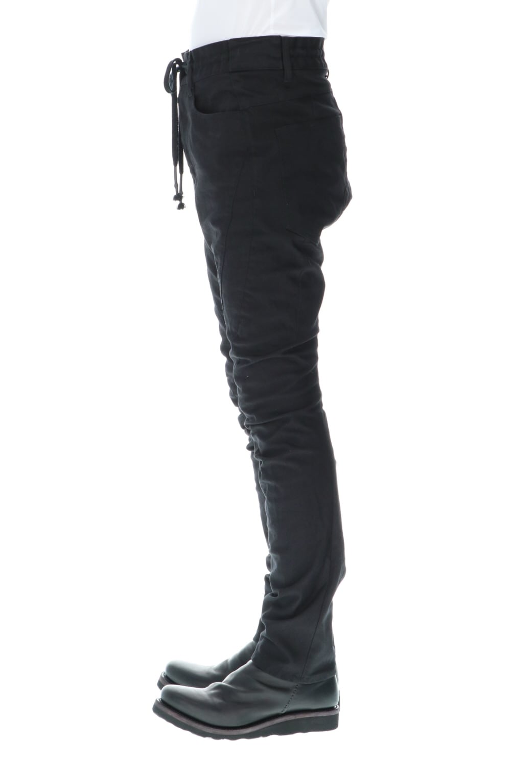 ドロップクロッチ カーブスリムパンツ