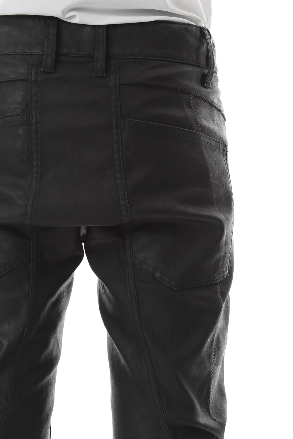 Carbon Coating Curve Slim Pants