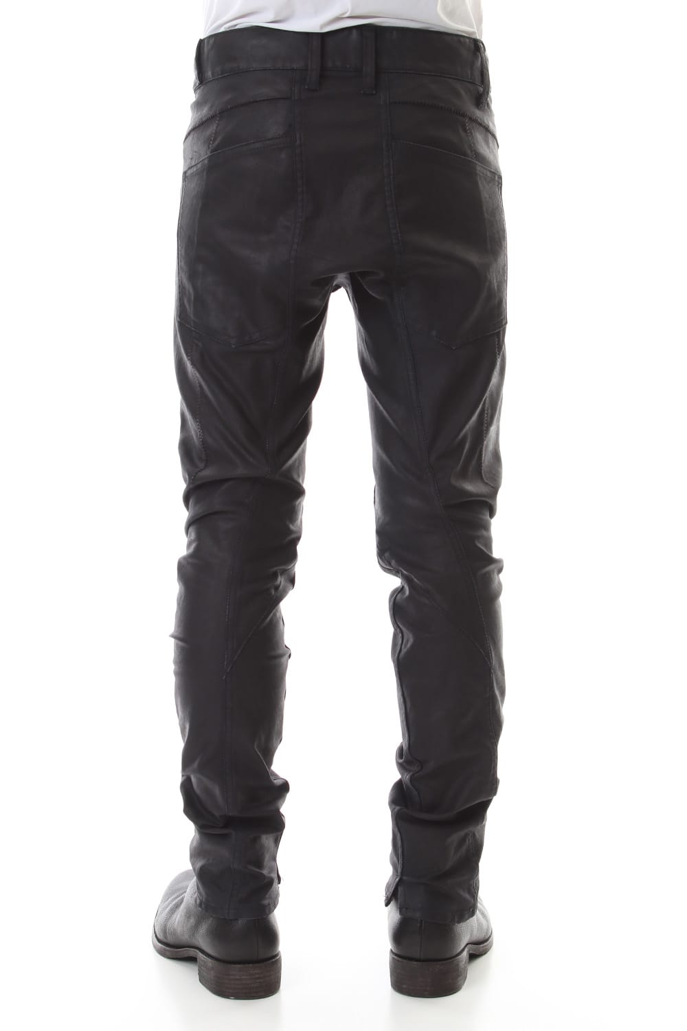 Carbon Coating Curve Slim Pants