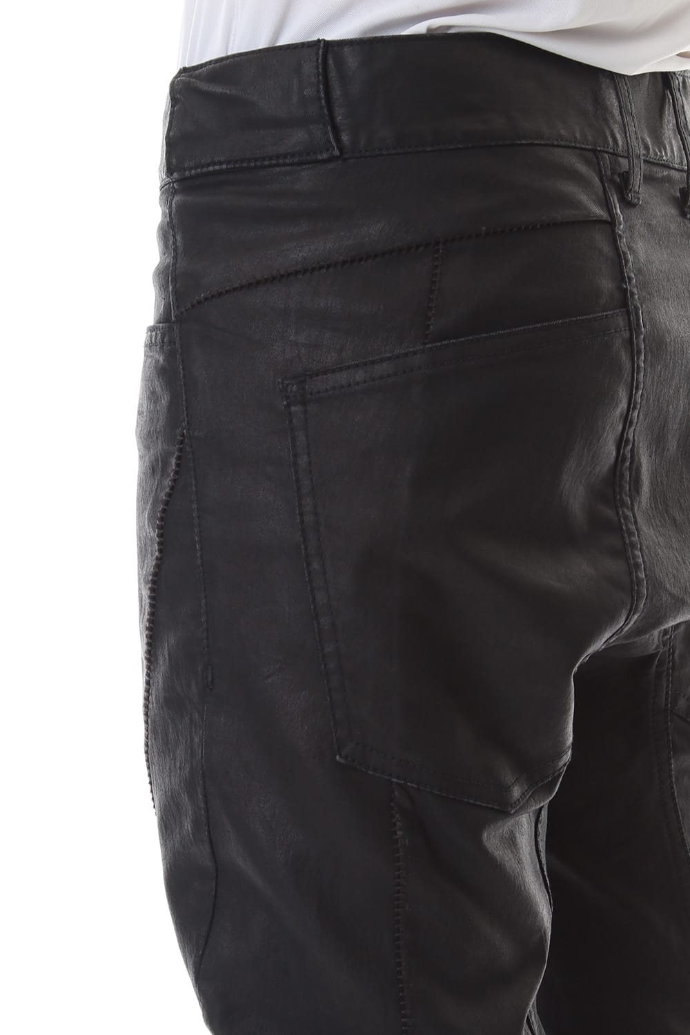 Carbon Coating Curve Slim Pants