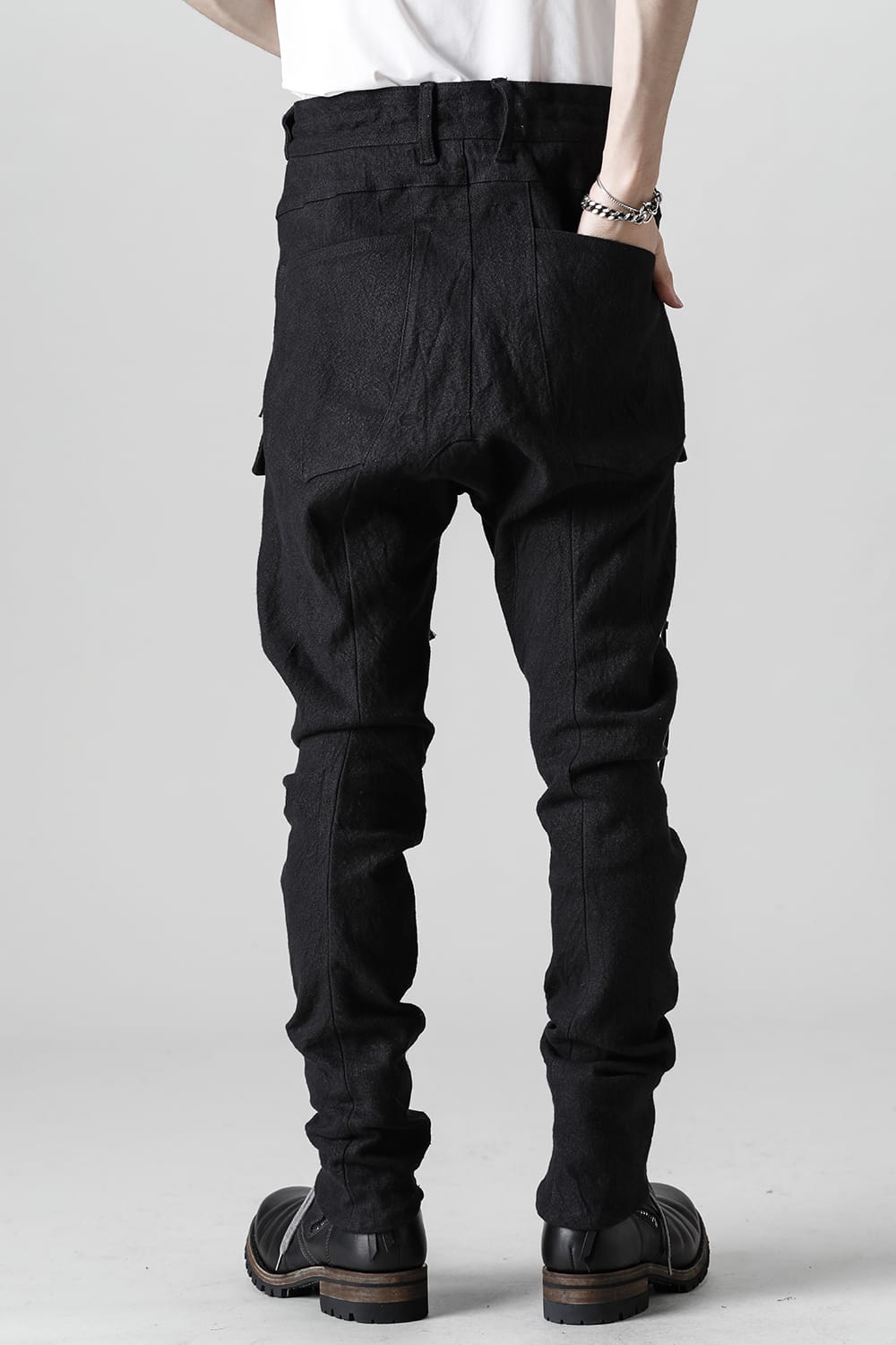 Heavy Linen x Cotton Hyper Stretch Curve Bush Pants