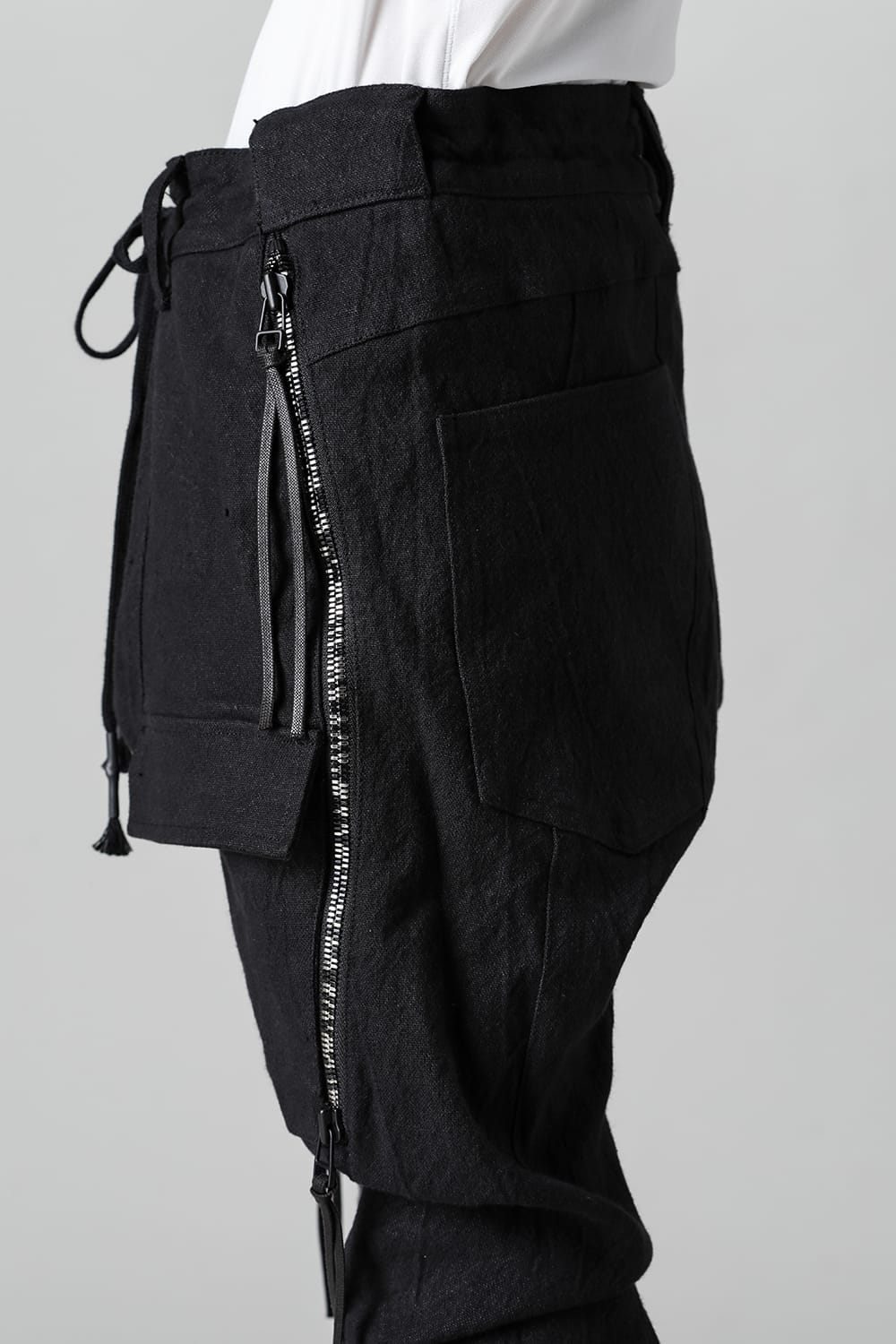 Heavy Linen x Cotton Hyper Stretch Curve Bush Pants