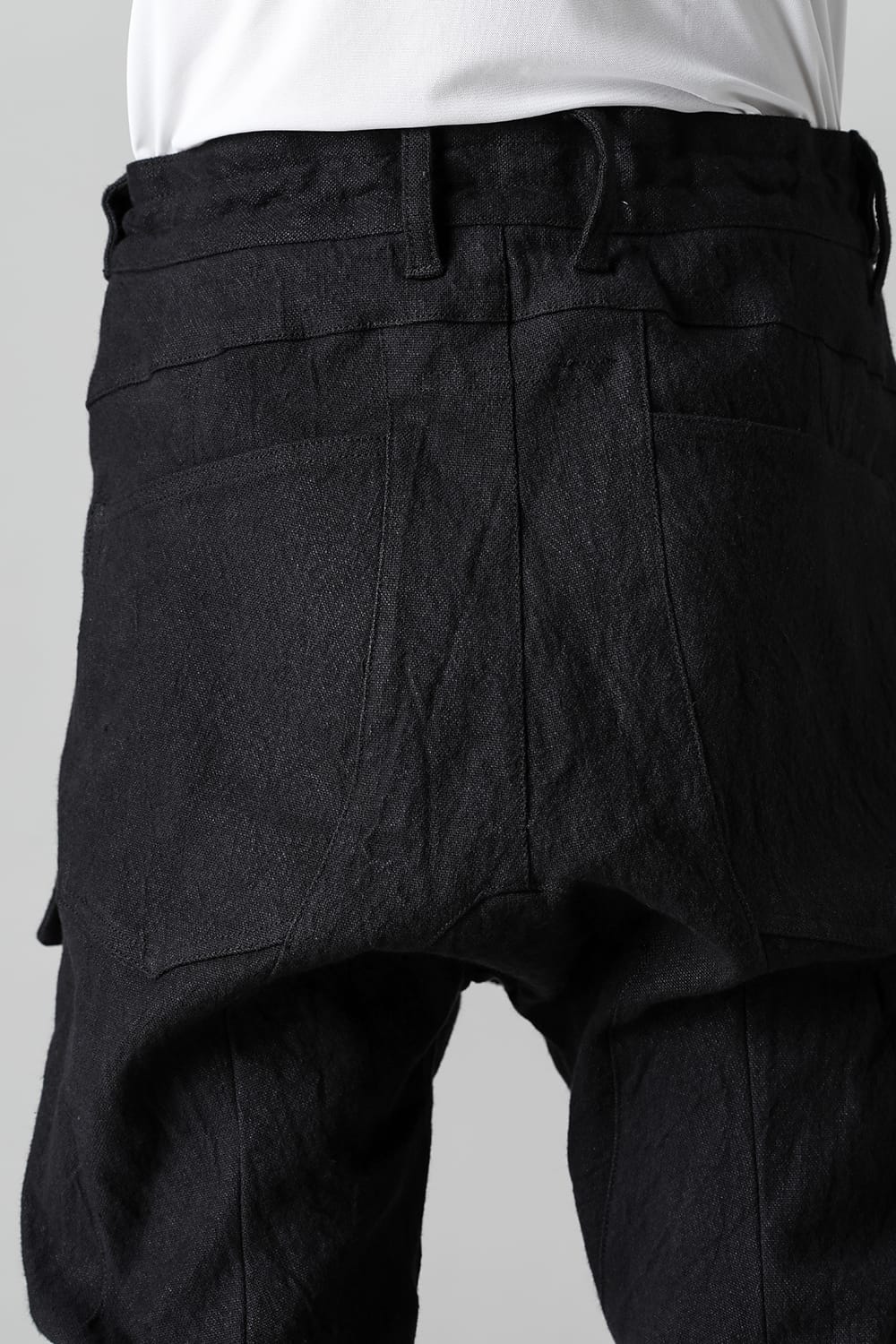 Heavy Linen x Cotton Hyper Stretch Curve Bush Pants