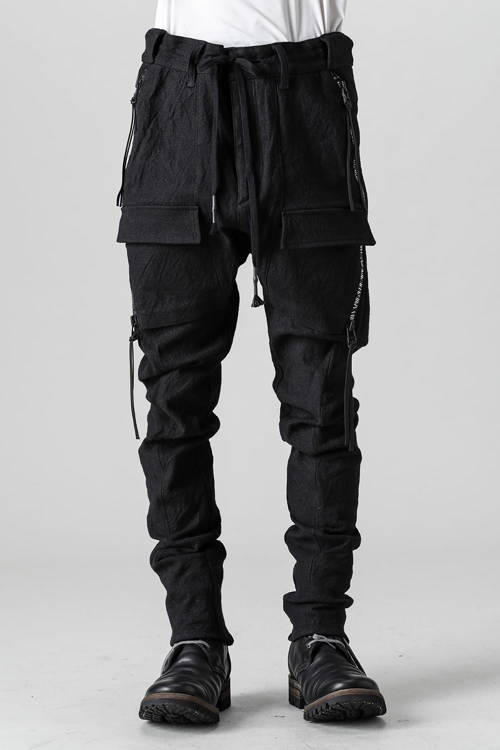 Heavy Linen x Cotton Hyper Stretch Curve Bush Pants