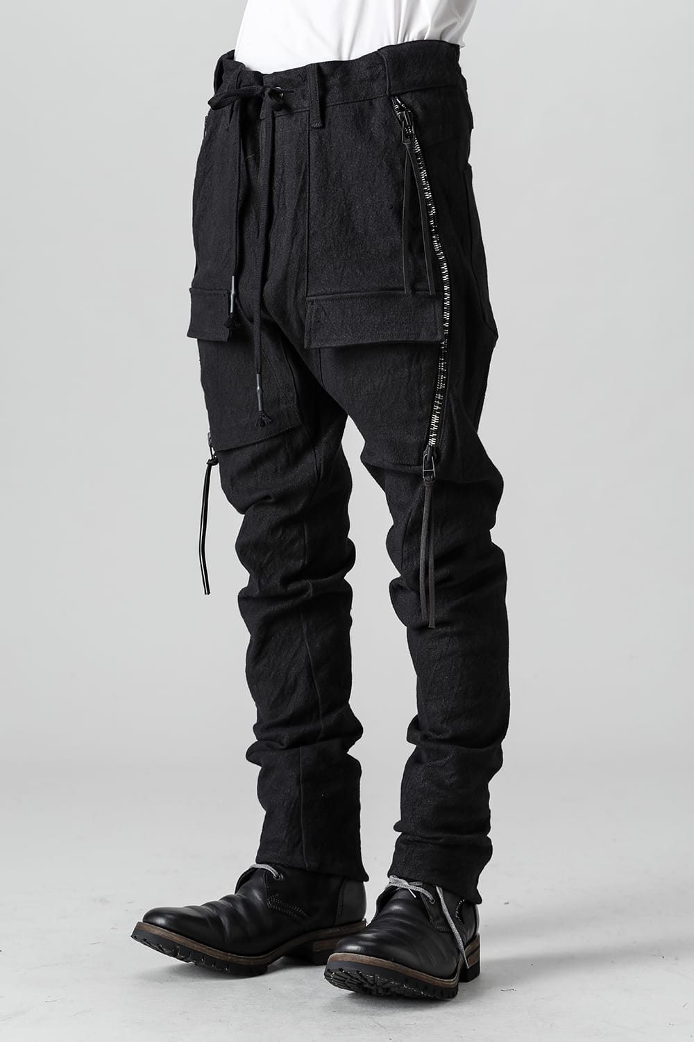 Heavy Linen x Cotton Hyper Stretch Curve Bush Pants