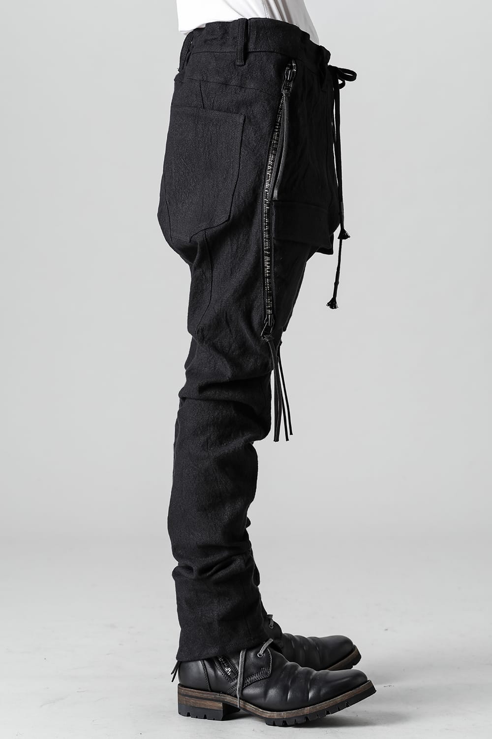 Heavy Linen x Cotton Hyper Stretch Curve Bush Pants