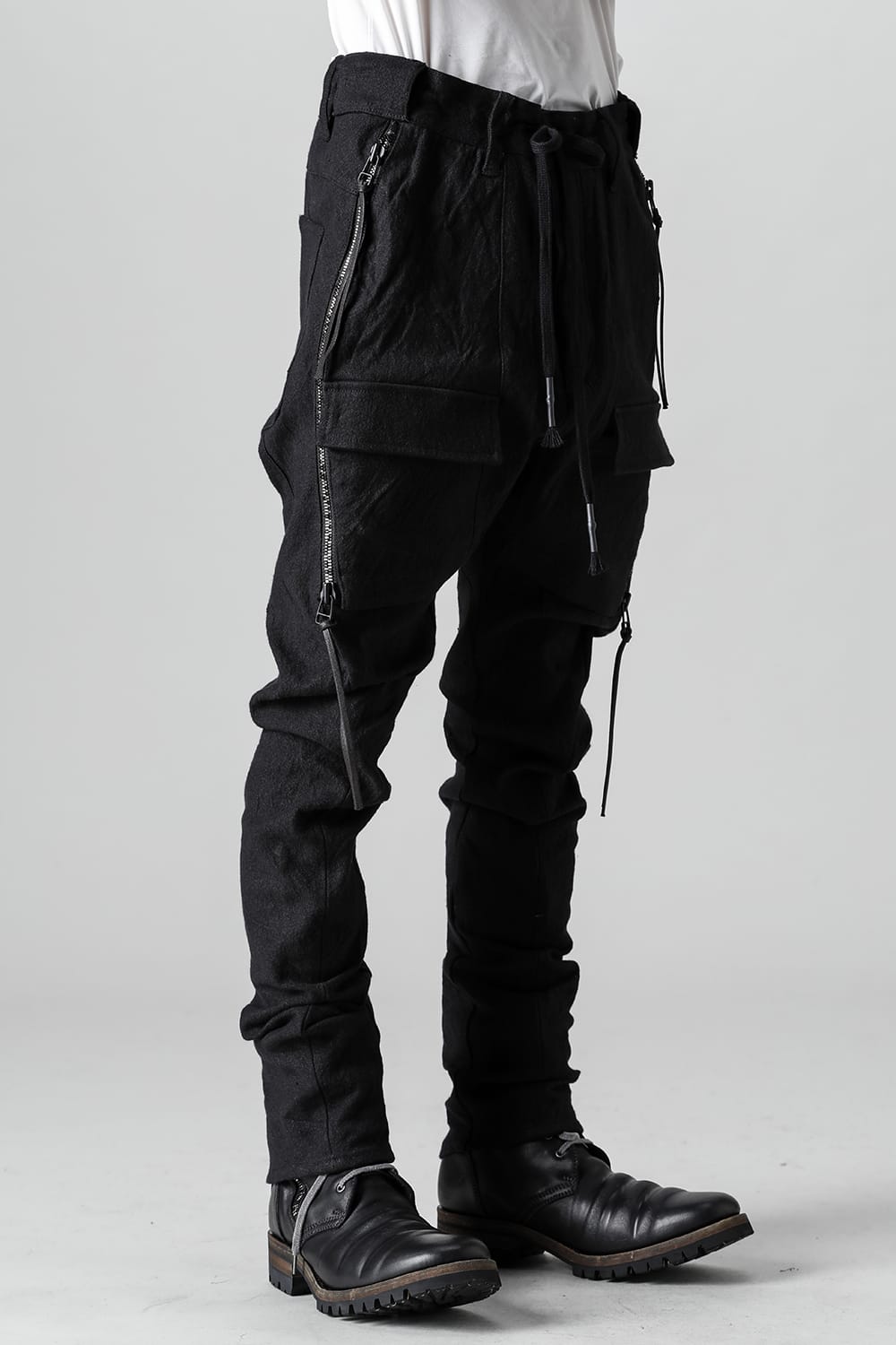 Heavy Linen x Cotton Hyper Stretch Curve Bush Pants