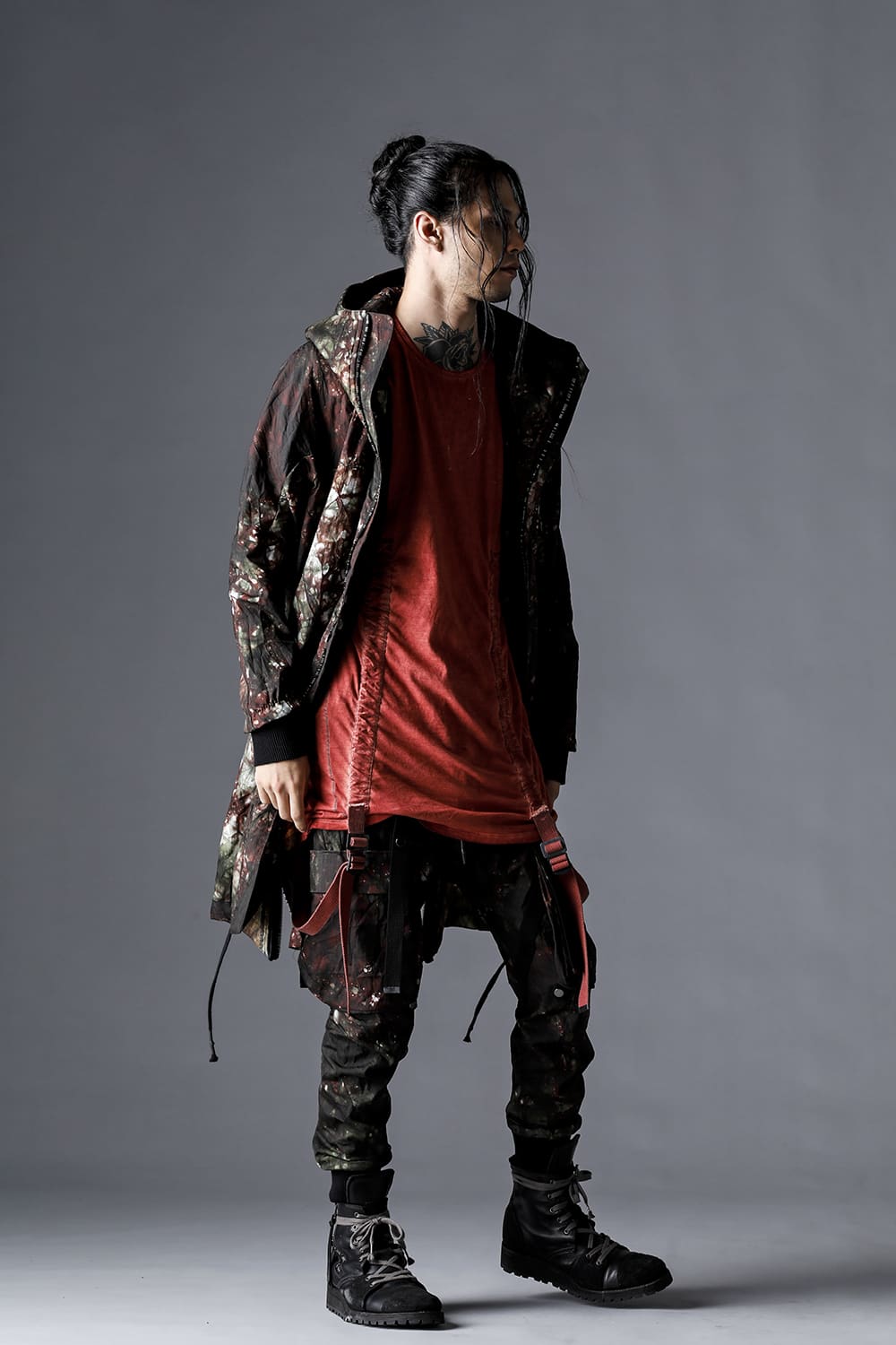 Mud-Dyed Nylon Ox-Detachable Cargo Pocket Jog Trousers  Stream Sand