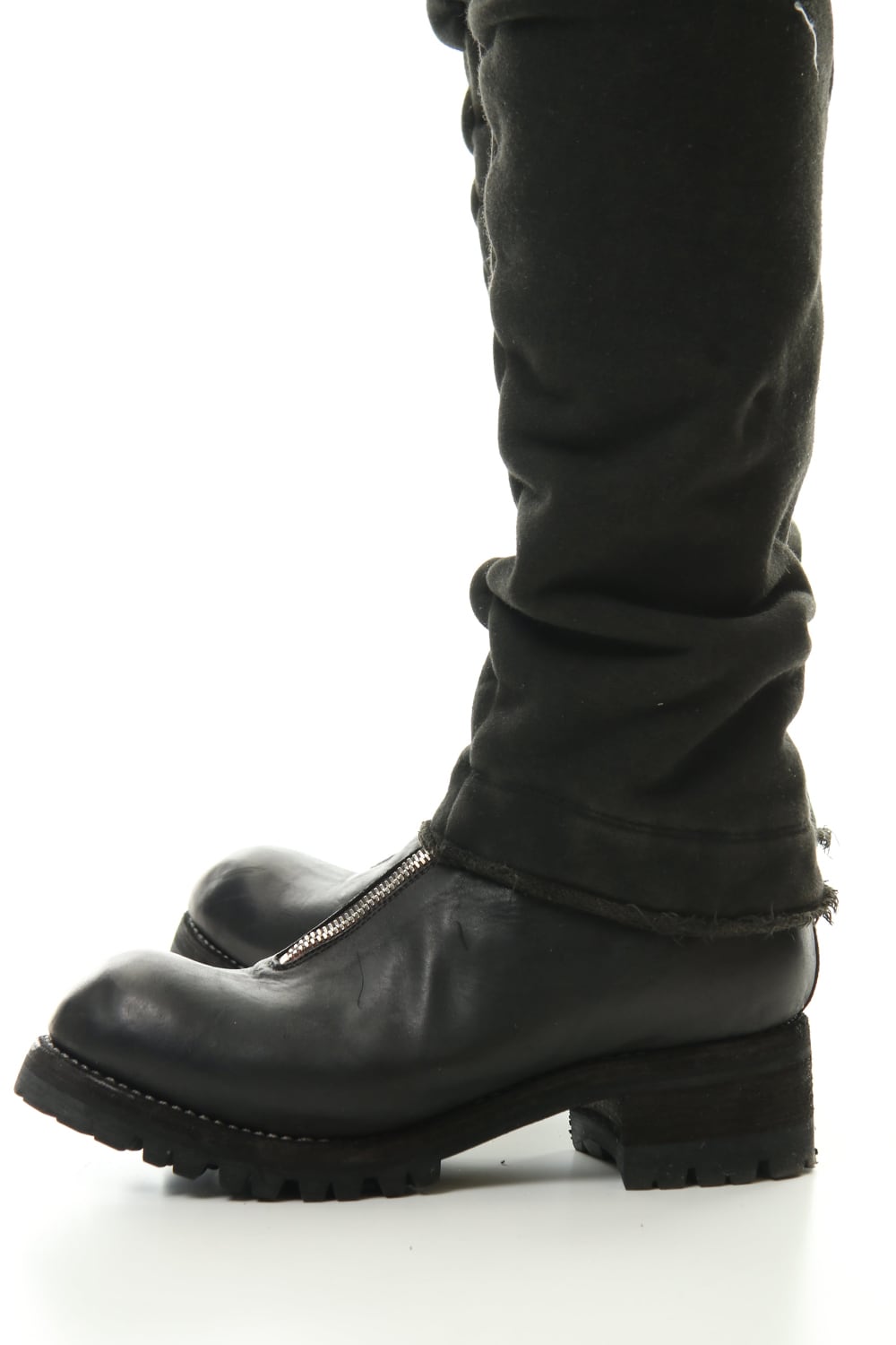 ハイパーストレッチ コットンジャージー ドロップクロッチスリムパンツ カーキ