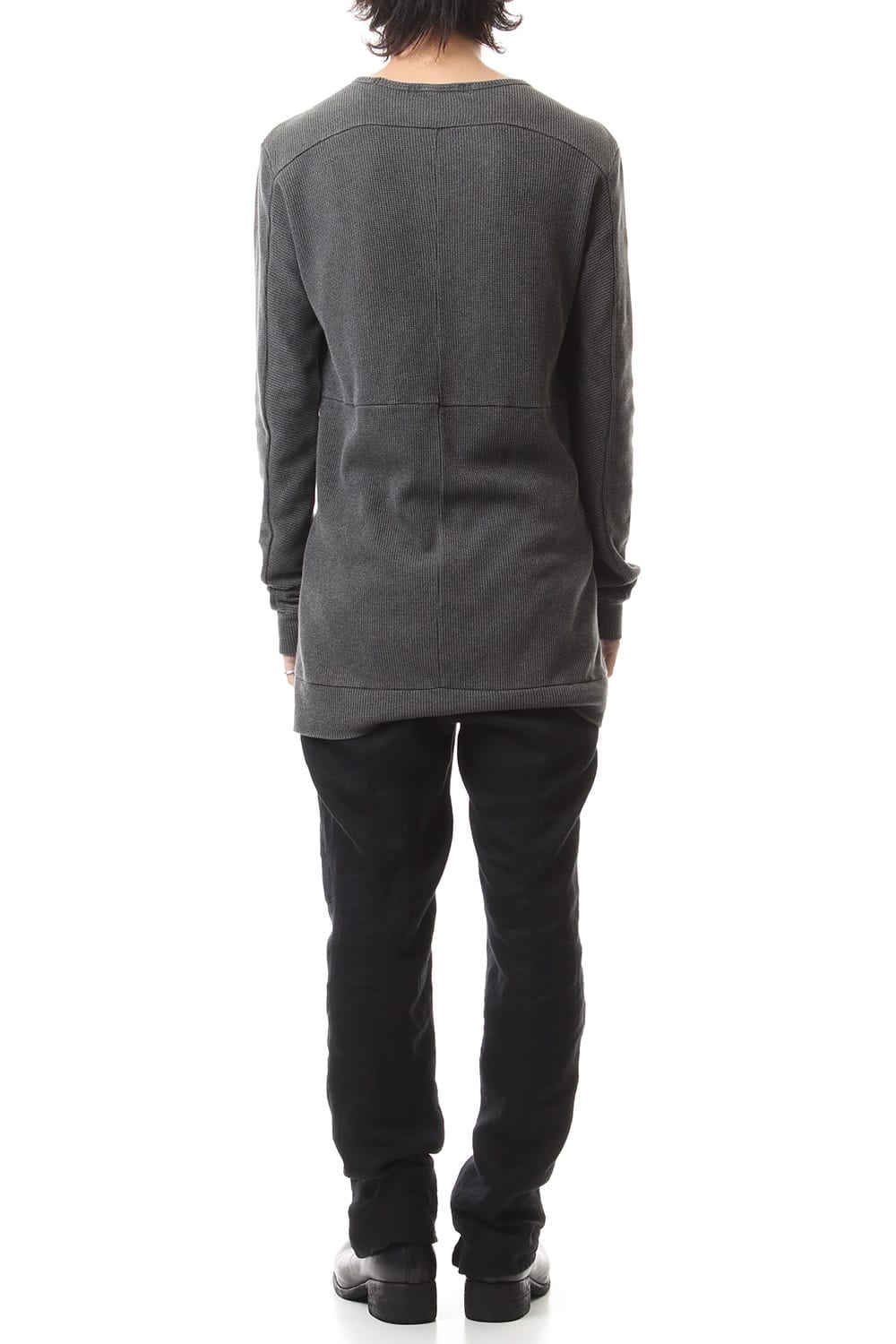 Linen Herringbone Tuck Tapered Pants