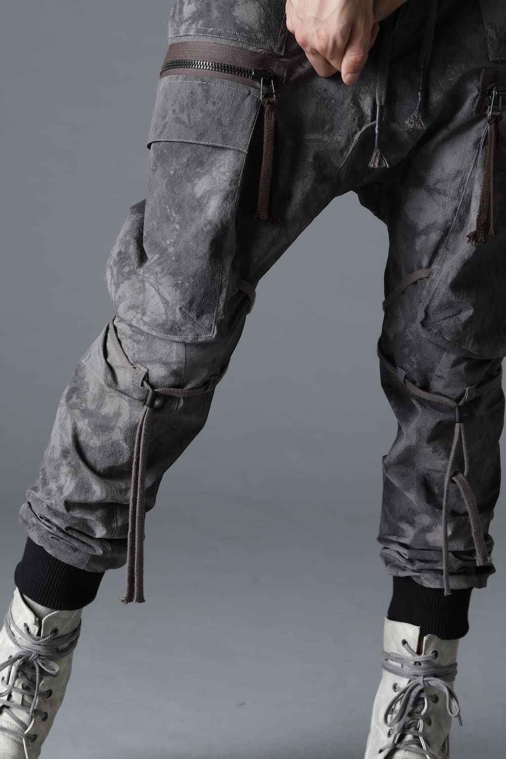 Uneven Dyed 4way Hyper Stretch CORDURA Nylon Cargo Jagger pants