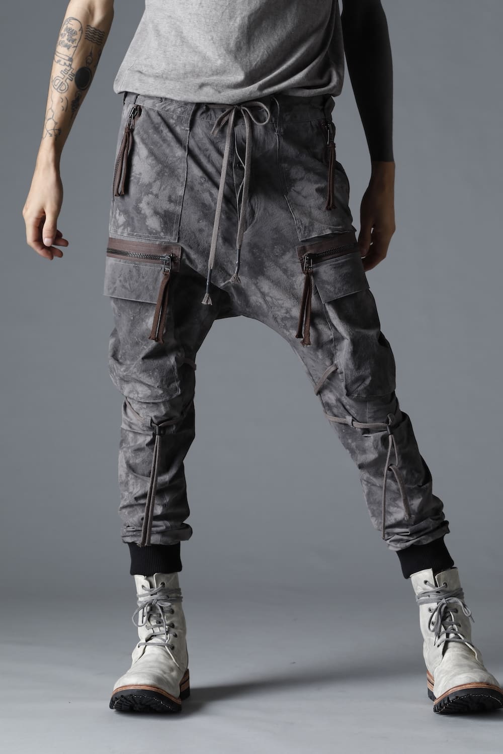 Uneven Dyed 4way Hyper Stretch CORDURA Nylon Cargo Jagger pants