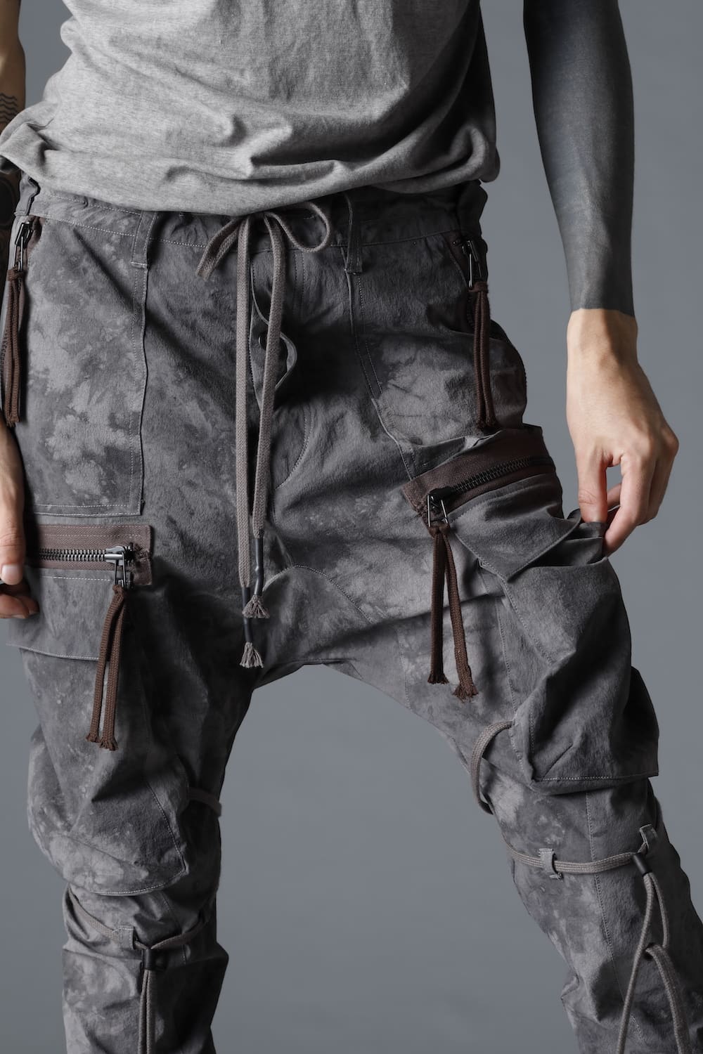 Uneven Dyed 4way Hyper Stretch CORDURA Nylon Cargo Jagger pants