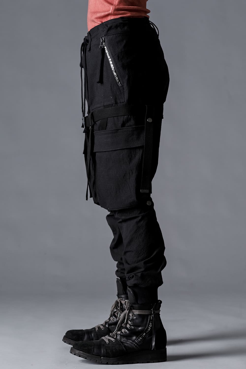 Dimplewasher Cotton Stretch Ripstop Detachable Cargo Pocket Jog Trousers