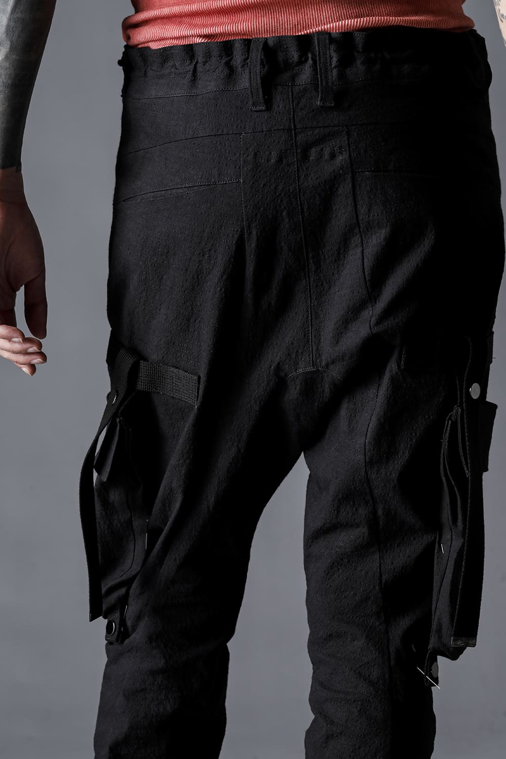 Dimplewasher Cotton Stretch Ripstop Detachable Cargo Pocket Jog Trousers