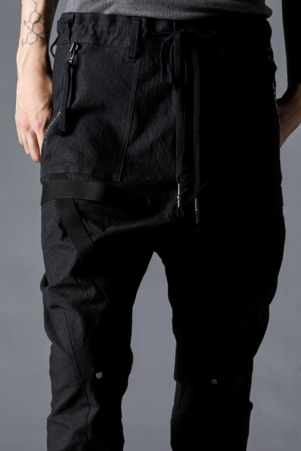 Dimplewasher Cotton Stretch Ripstop Detachable Cargo Pocket Jog Trousers