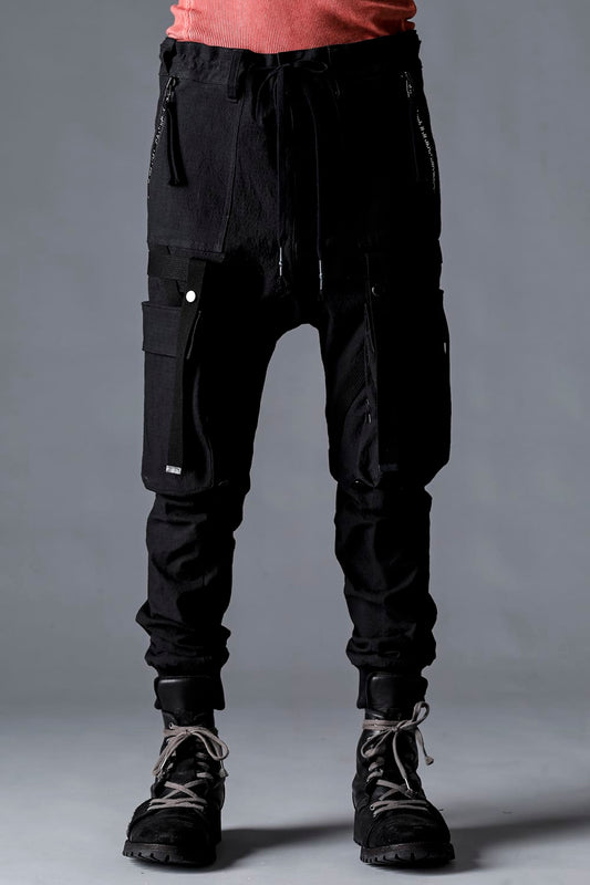 Dimplewasher Cotton Stretch Ripstop Detachable Cargo Pocket Jog Trousers