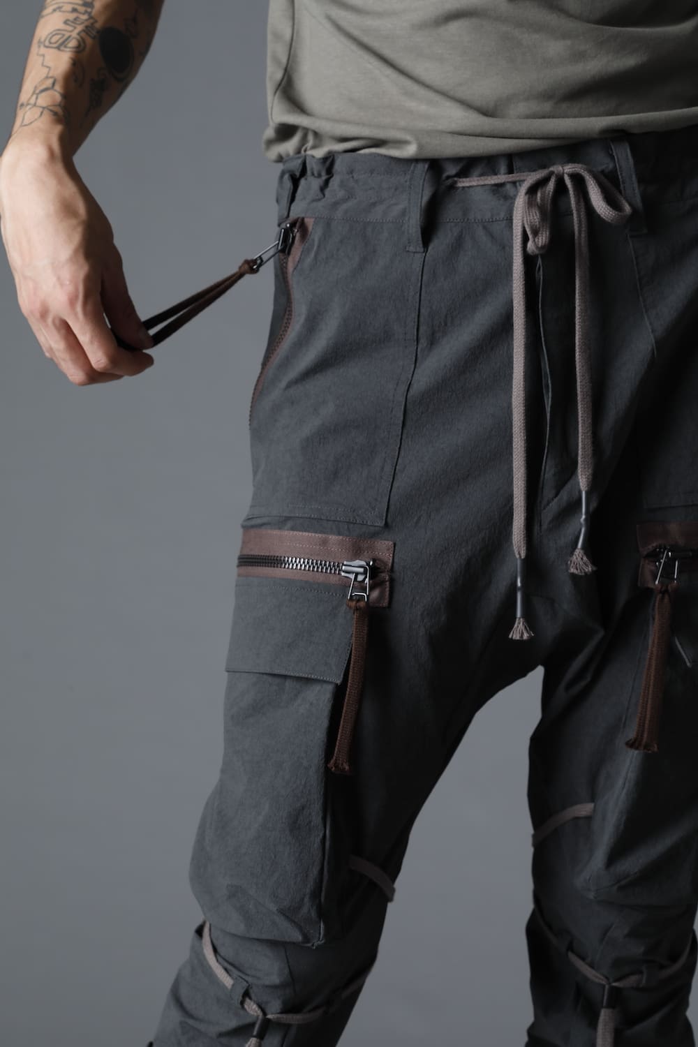 4way Hyper Stretch CORDURA Nylon Cargo Jagger pants  Bushes Charcoal